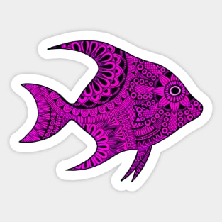 Fish (Pink) Sticker